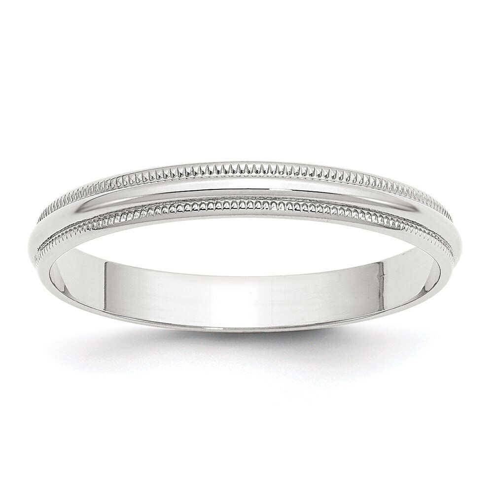 Kazi Luxury 14KW 3mm LTW Milgrain Half Round Band Size 11